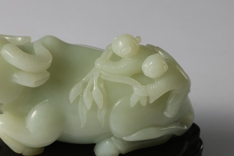 清乾隆 白玉童子牧牛 - 图5
