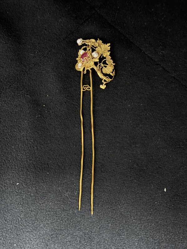 明 金法器发簪 - 图7