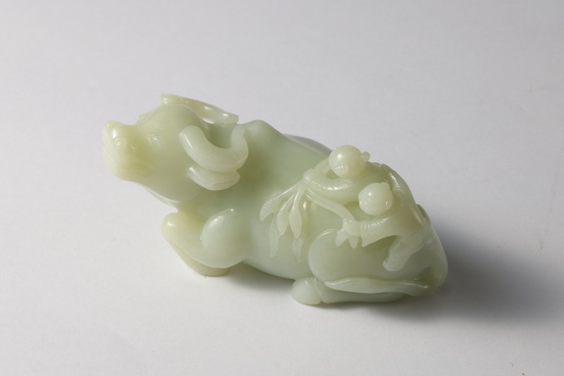 清乾隆 白玉童子牧牛 - 图6