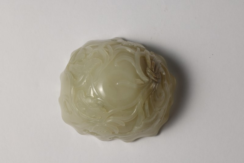 清 白玉荷叶洗 - 图6