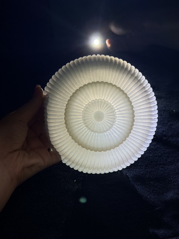 清乾隆 白玉痕都斯坦式菊瓣纹碗 - 图17
