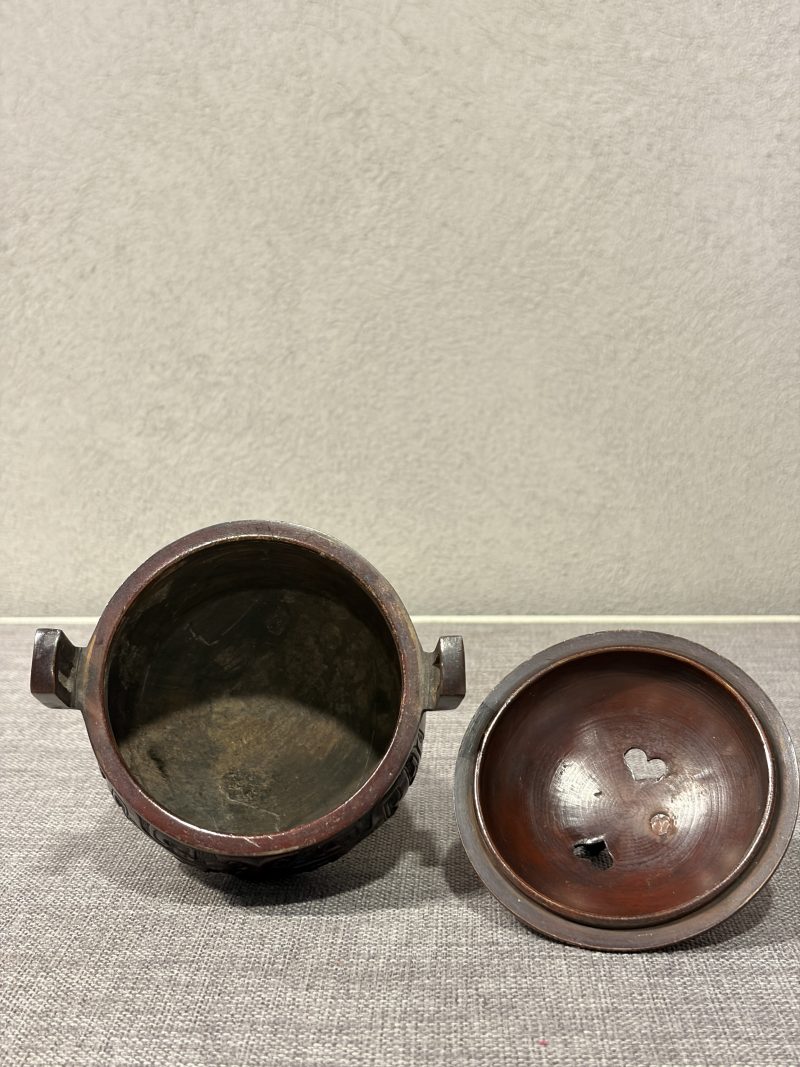 清 铜鼎式熏炉 - 图7
