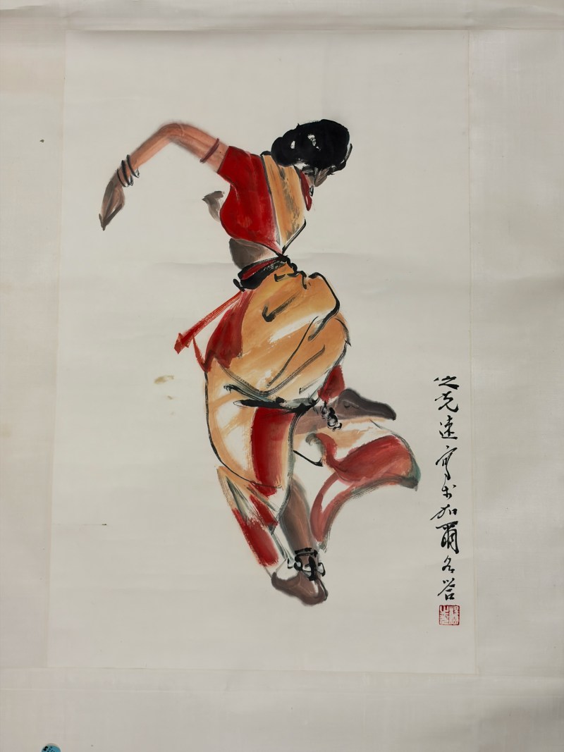 杨之光款仕女图