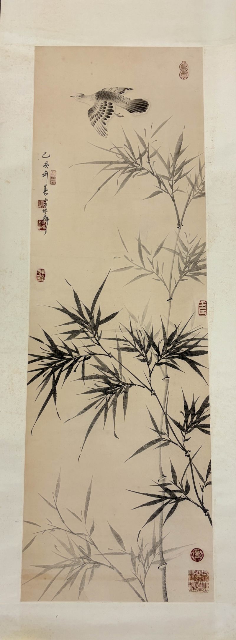卢坤峰款墨竹图