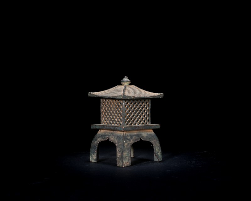 清 亭式熏炉 - 图1