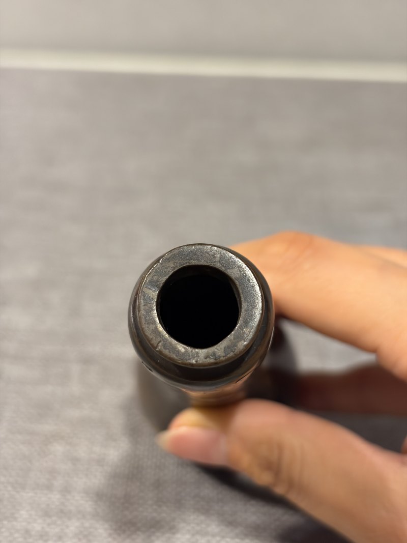 清 铜双色花卉纹花插 - 图6
