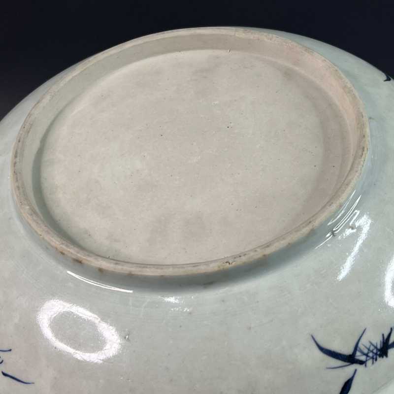 清中期 青花锦鸡牡丹盘 - 图9