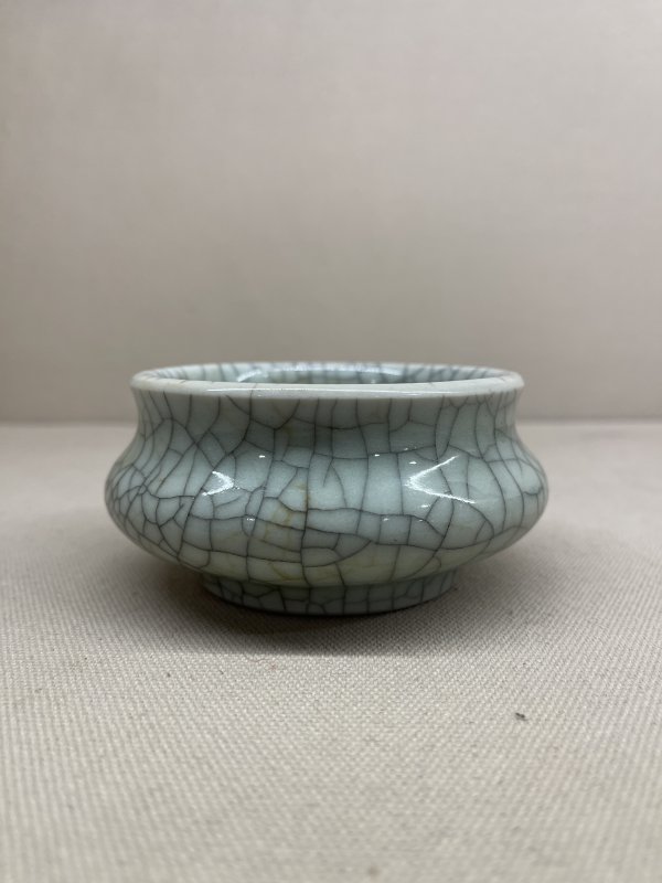 清中期 哥釉罗汉炉 - 图4