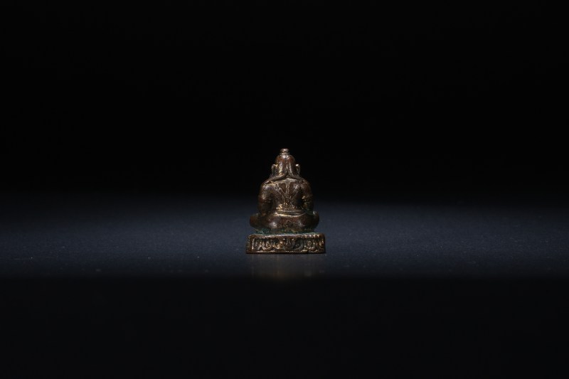 清 铜黑财神 - 图2