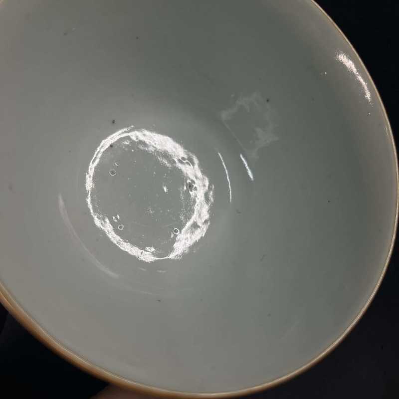 清代 粉彩福禄寿三星纹盖碗 - 图9