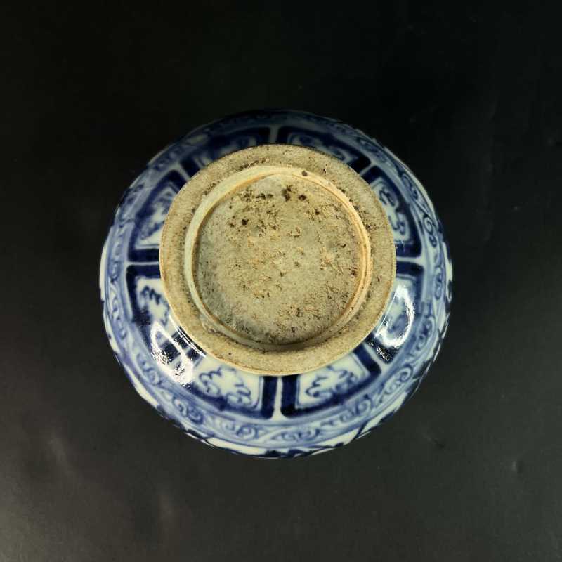当代 青花花卉纹炉 - 图7