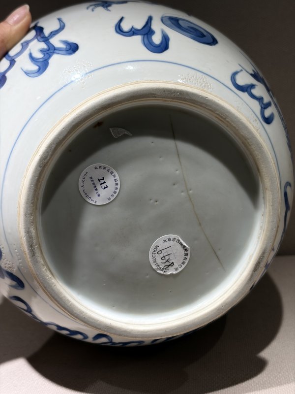 清康熙 青花龙纹罐 - 图10