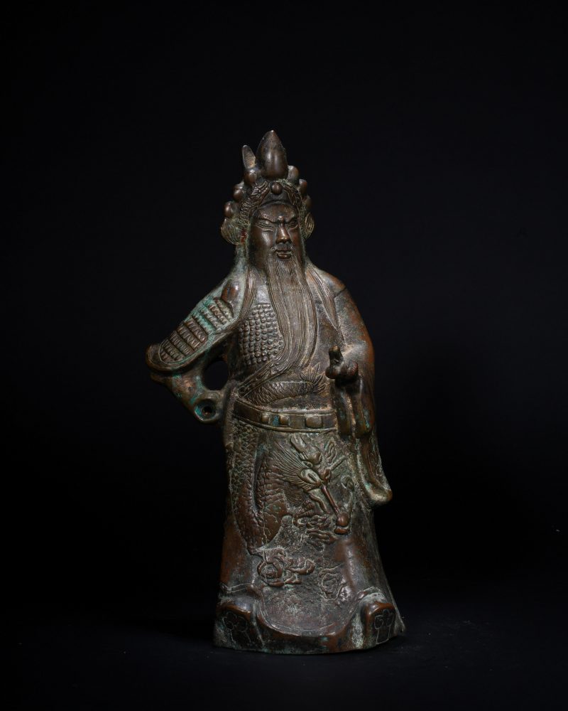 清 铜关公