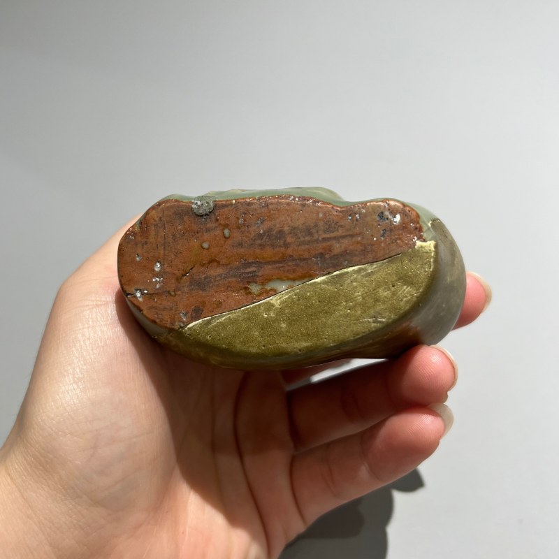 明代 龙泉窑青釉人物水注 - 图6
