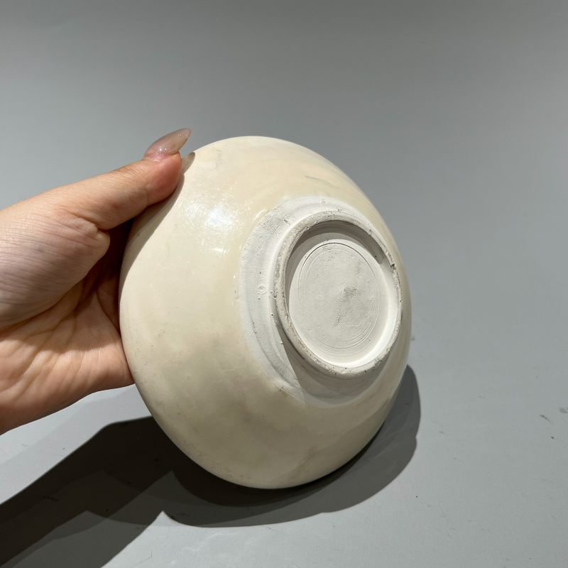 明代 白釉花口盏 - 图7