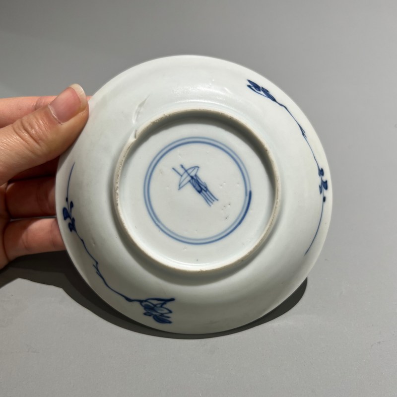 清代 青花杯托一套 - 图13