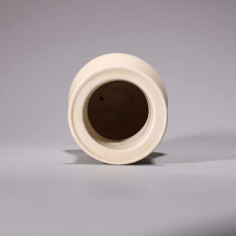 明代 白釉箸瓶 - 图2