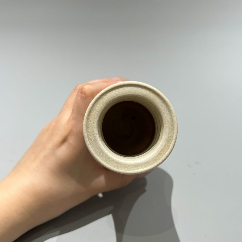 明代 白釉箸瓶 - 图6