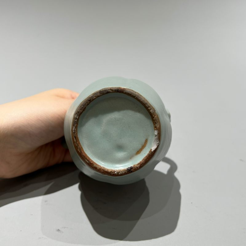 明代 龙泉窑粉青釉执壶 - 图8