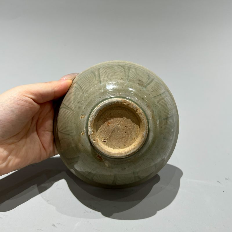 明代 青釉刻花碗 - 图7