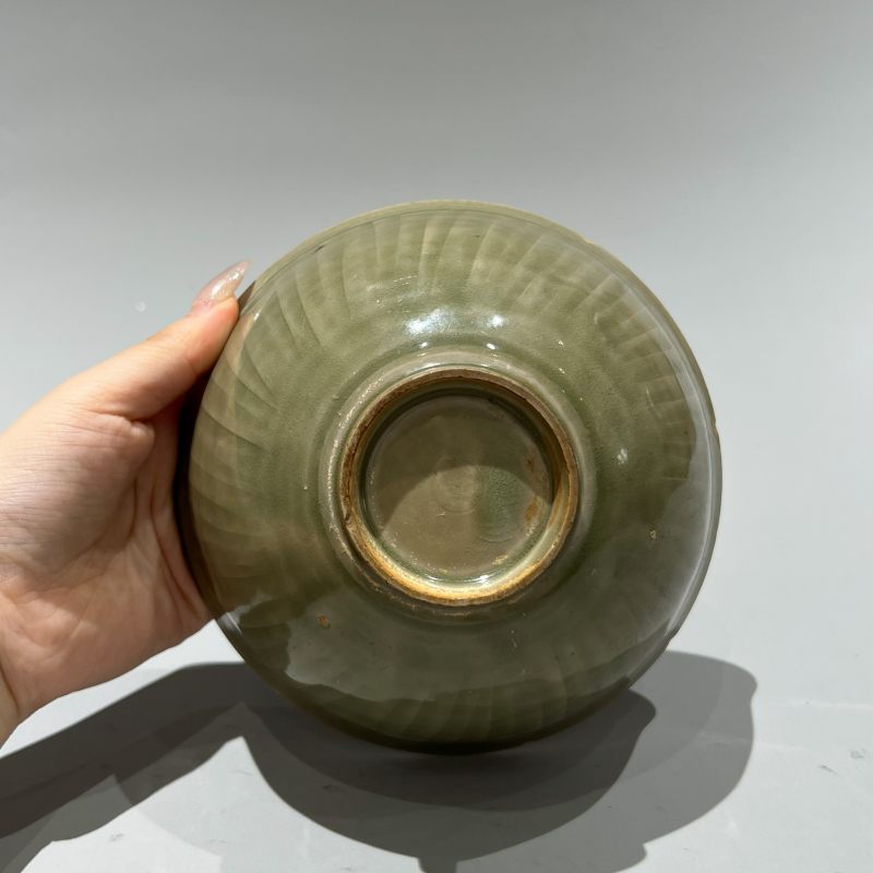 明代 青釉印花碗 - 图7