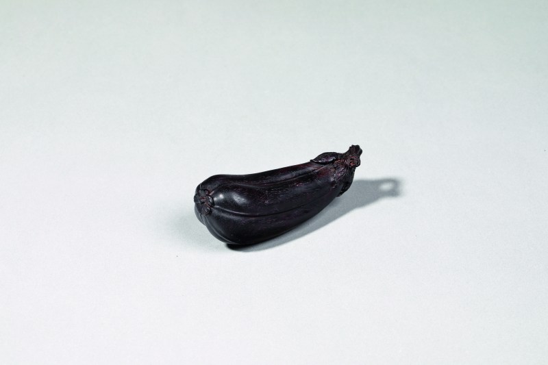 紫檀瓜形摆件
