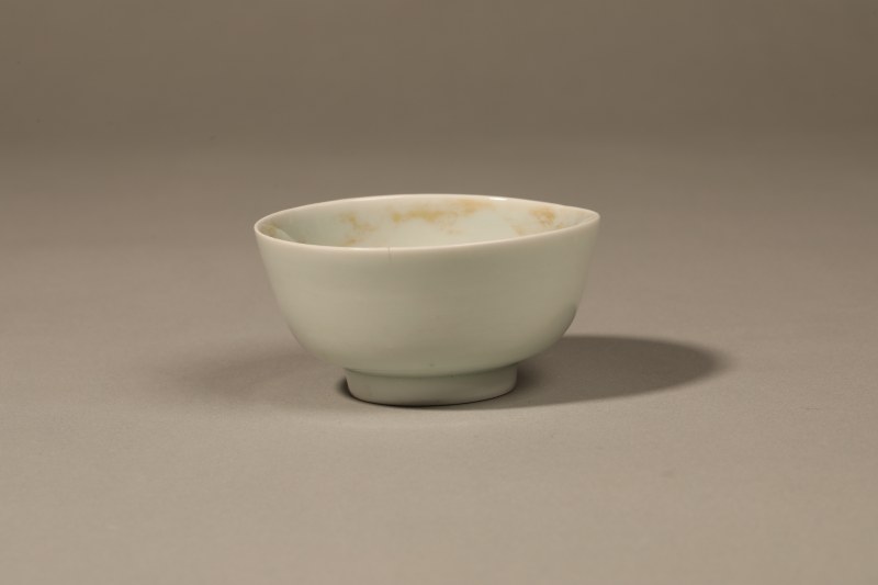 清 白釉杯 - 图2