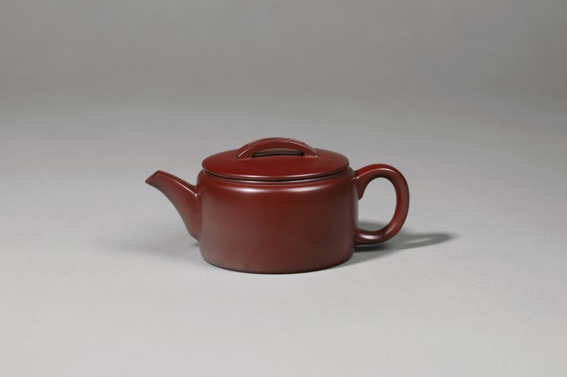 宜兴紫砂朱泥茶壶