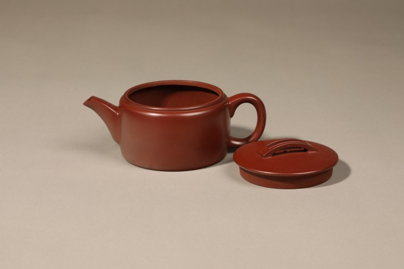 宜兴紫砂朱泥茶壶 - 图2