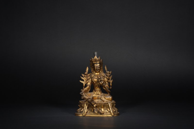 清 铜度母
