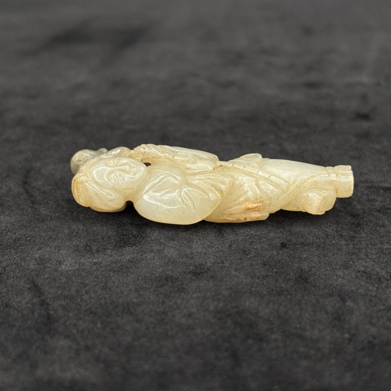 清 白玉羊 白玉仕女 白玉凤一组 - 图6