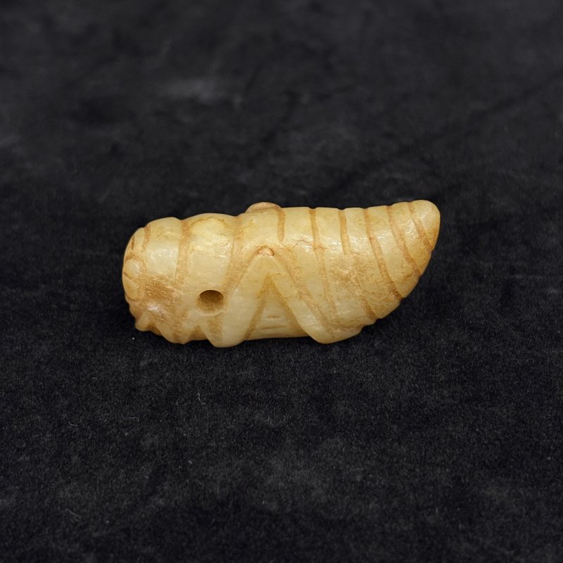 清 白玉飞黄腾达 旧玉鸡两件 - 图9