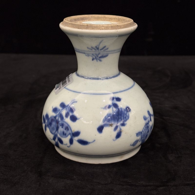 清 青花三多纹净水杯 - 图8