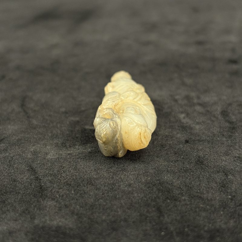 清 白玉羊 白玉仕女 白玉凤一组 - 图7
