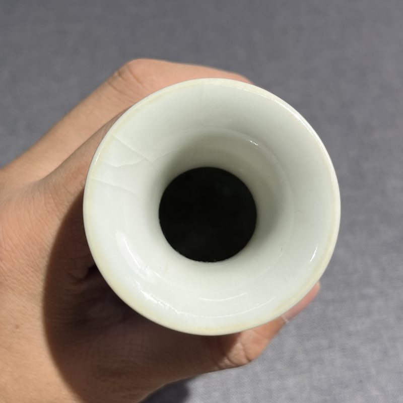 清郎红釉琵琶瓶 - 图7