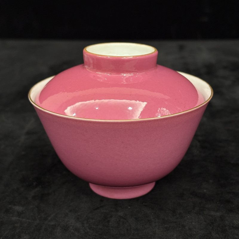 清 胭脂红釉茶具一组 - 图81