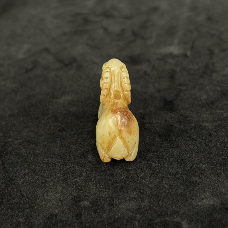 清 白玉羊 白玉仕女 白玉凤一组 - 图13