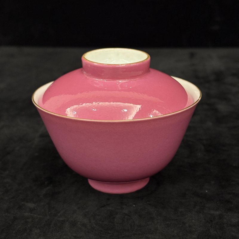 清 胭脂红釉茶具一组 - 图82