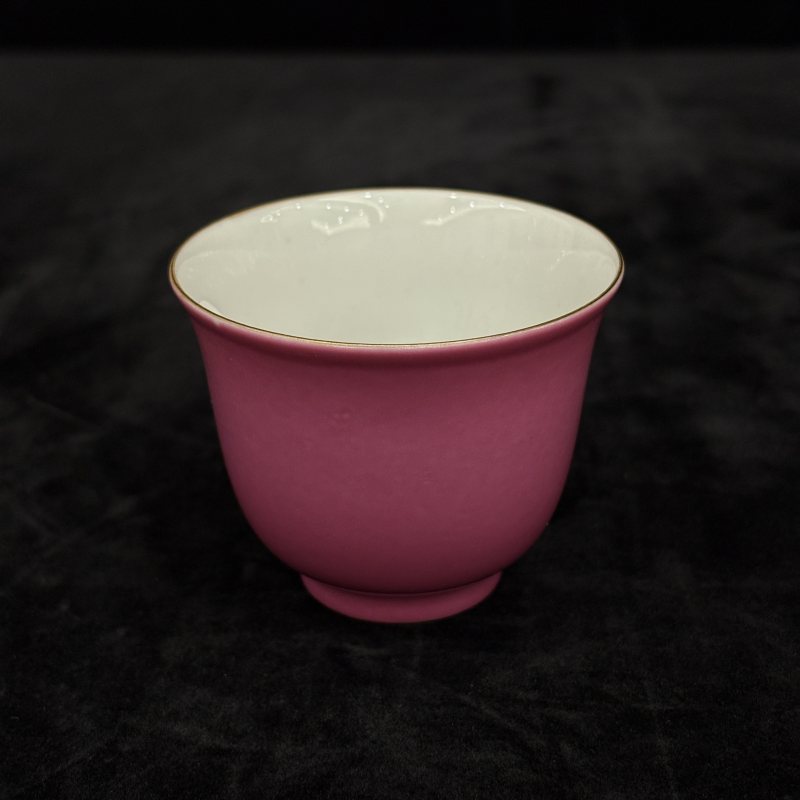 清 胭脂红釉茶具一组 - 图21