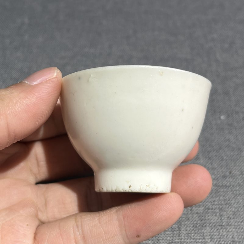 明德化窑茶圆两只 - 图5