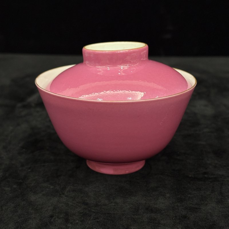清 胭脂红釉茶具一组 - 图56
