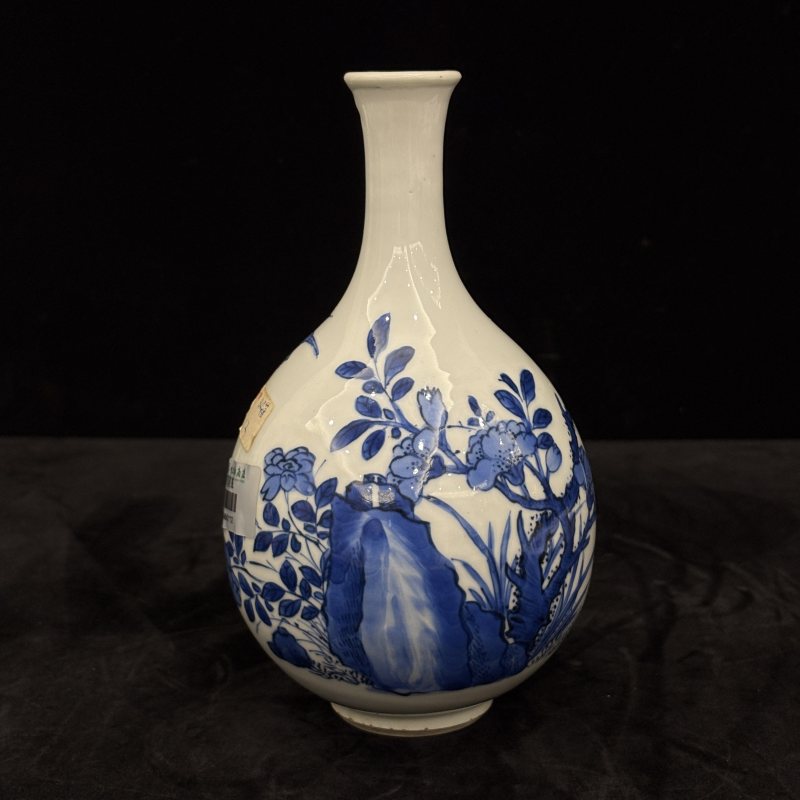 清 青花花鸟纹胆瓶 - 图2