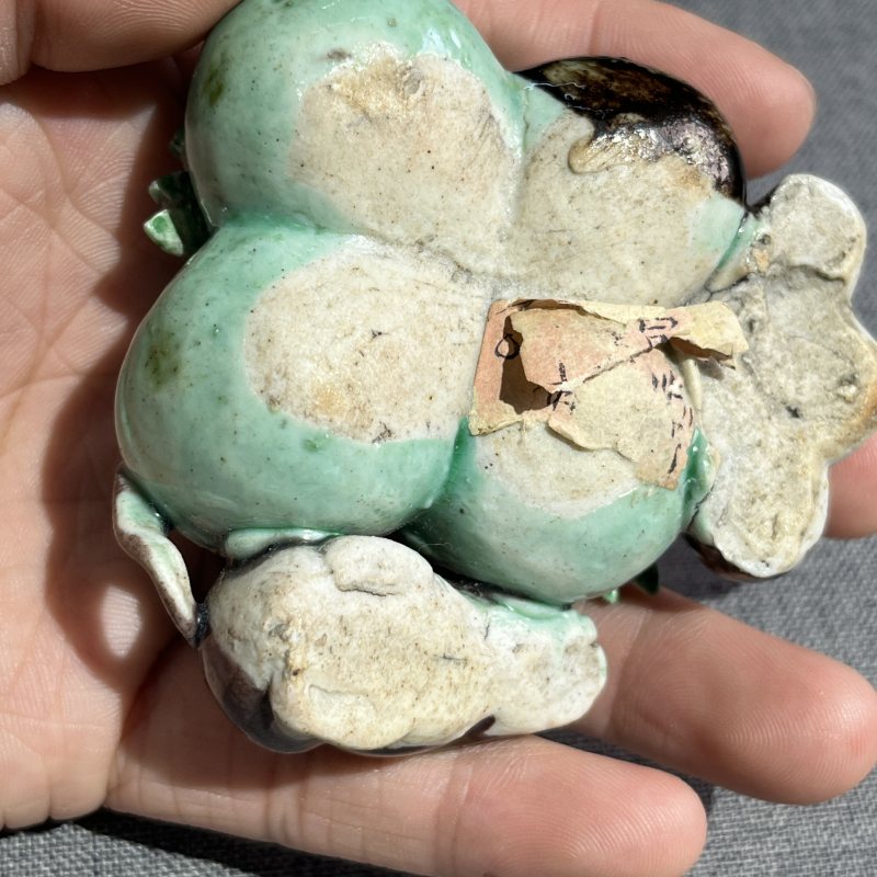 清素三彩瓜果水呈 - 图8