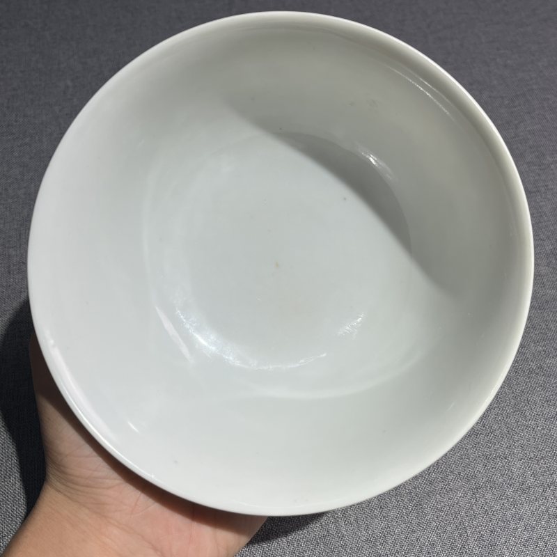 清光绪黄底绿彩龙纹碗 - 图7