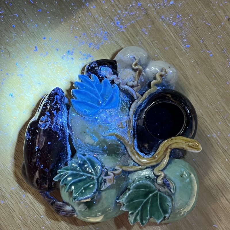 清素三彩瓜果水呈 - 图10