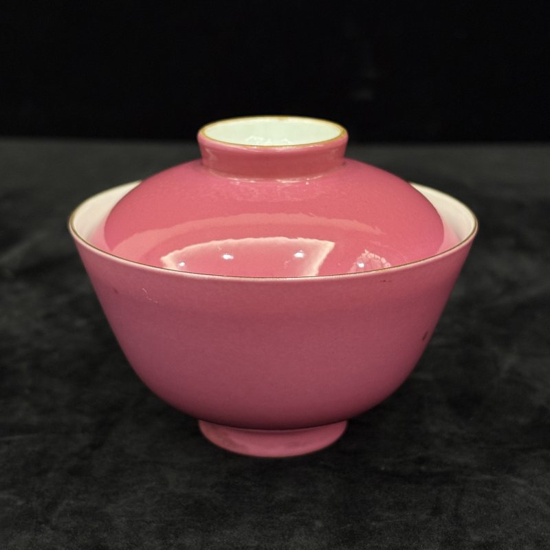 清 胭脂红釉茶具一组 - 图63