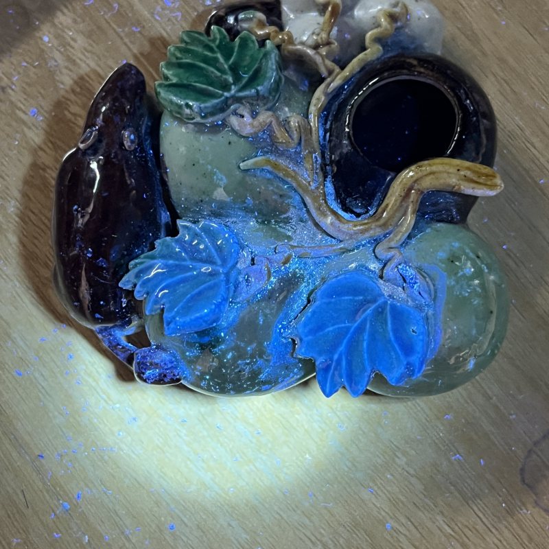 清素三彩瓜果水呈 - 图11