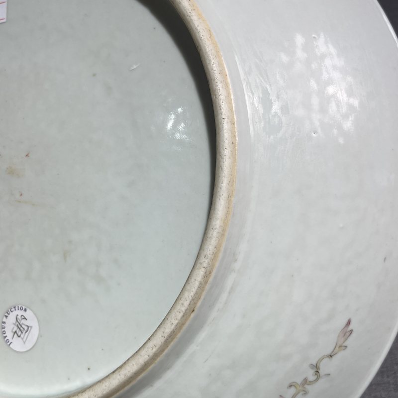 清光绪粉彩龙凤纹大盘 - 图10