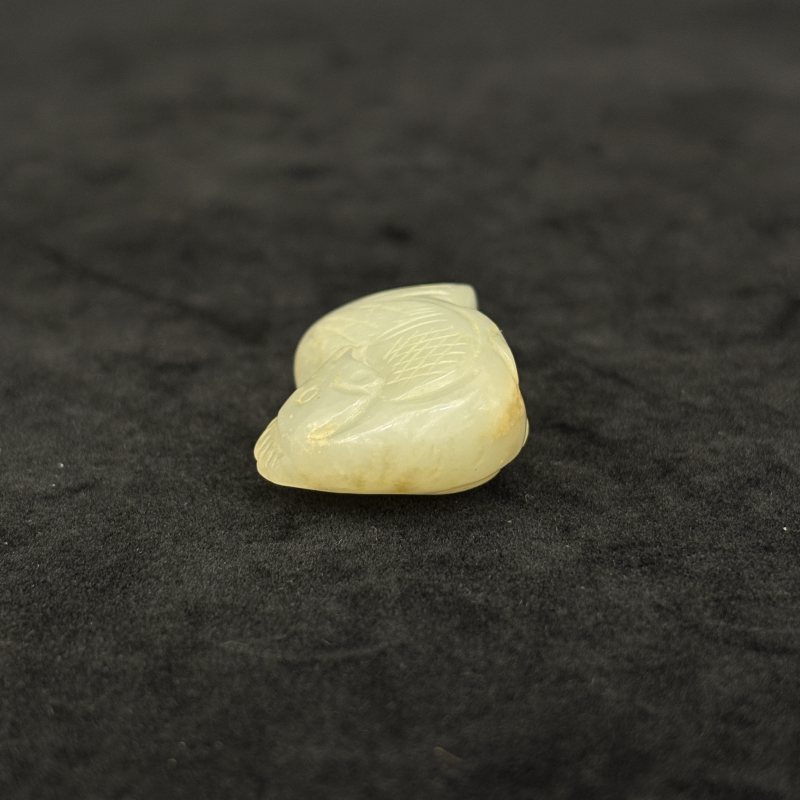 清 白玉童子 白玉鸡两件 - 图7