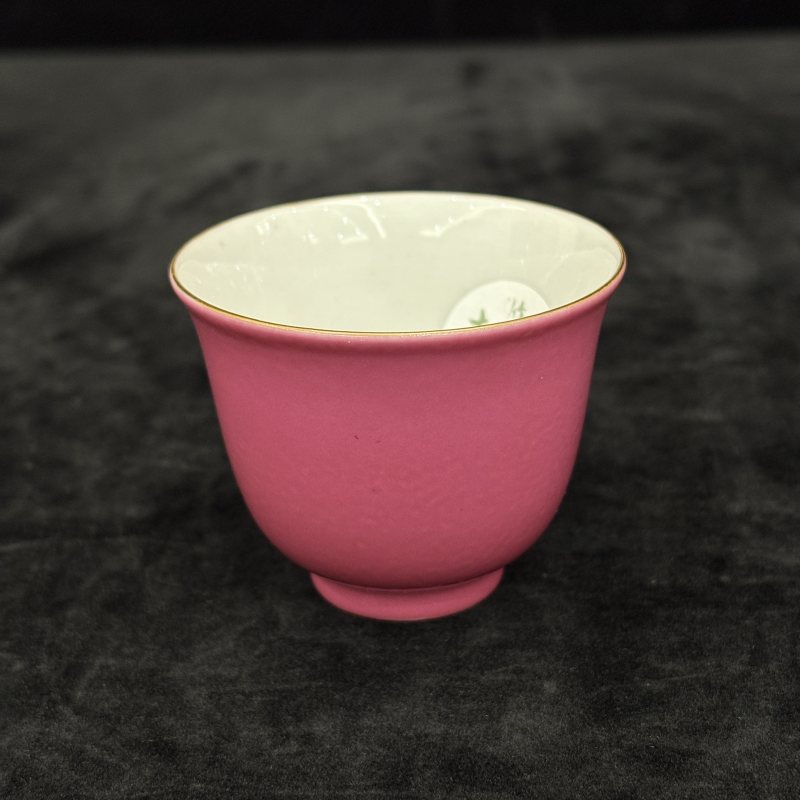 清 胭脂红釉茶具一组 - 图3